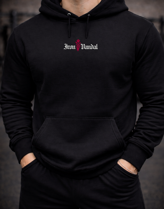 IRON VANDAL MID LOGO HOODIE