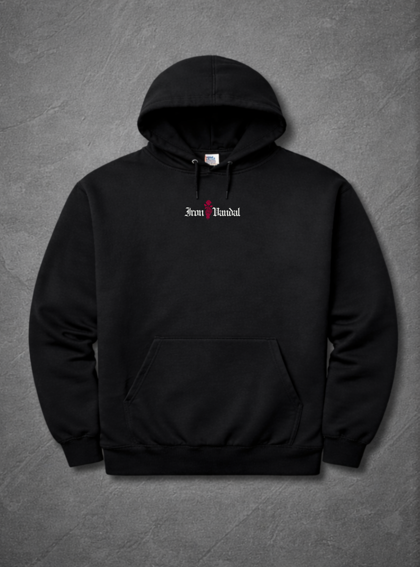 IRON VANDAL MID LOGO HOODIE